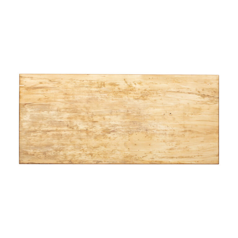 Mesa de comedor antigua natural de olmo 245 cm Lingyun
