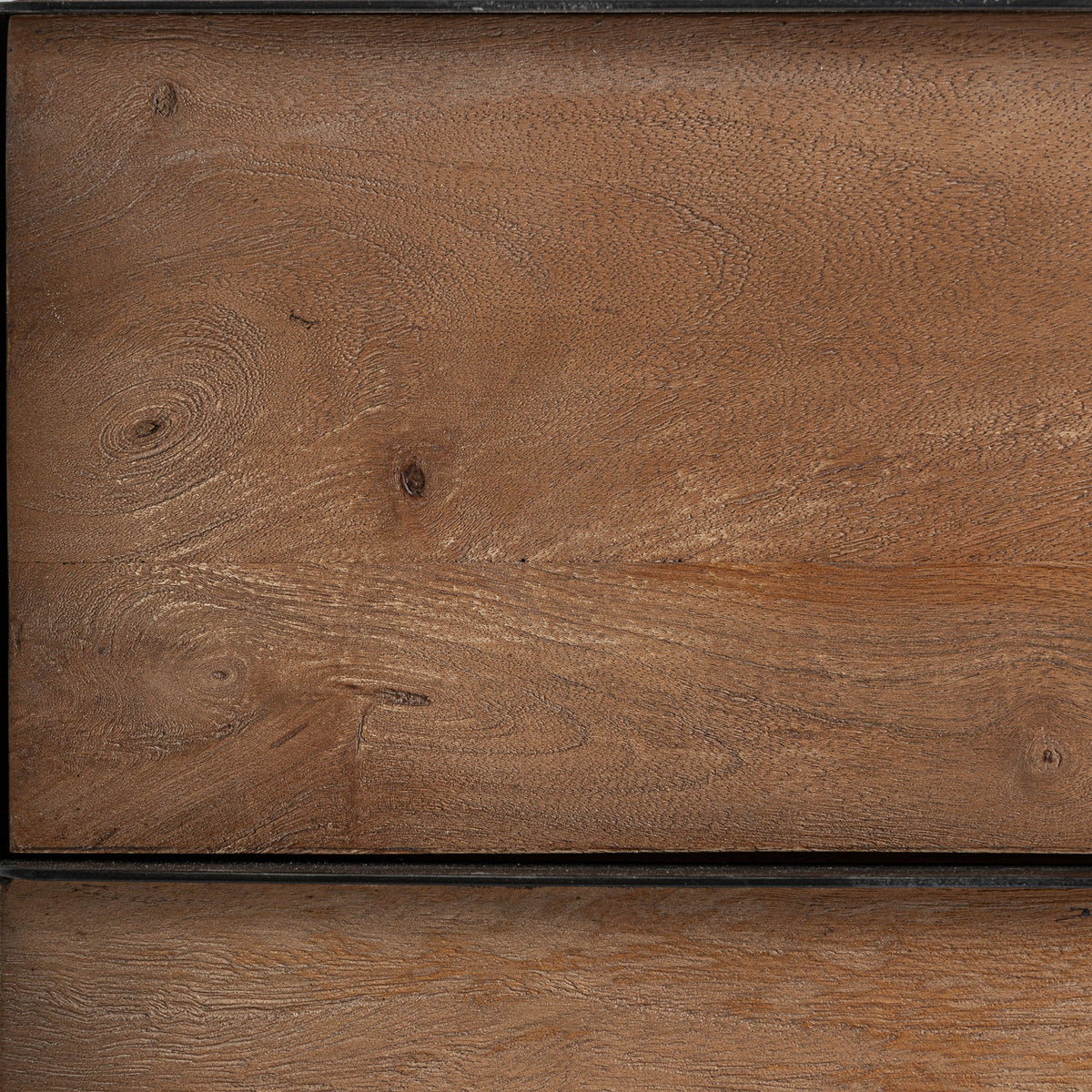 Cómoda de madera de mango y hierro Alaior