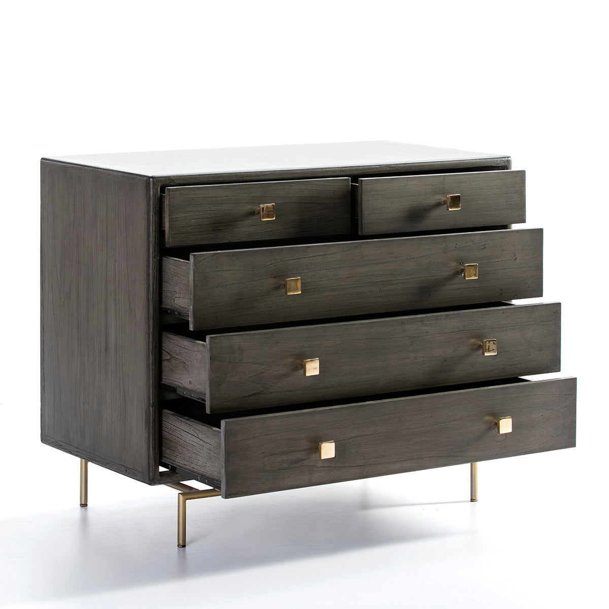 Cómoda de madera y metal Chamberí