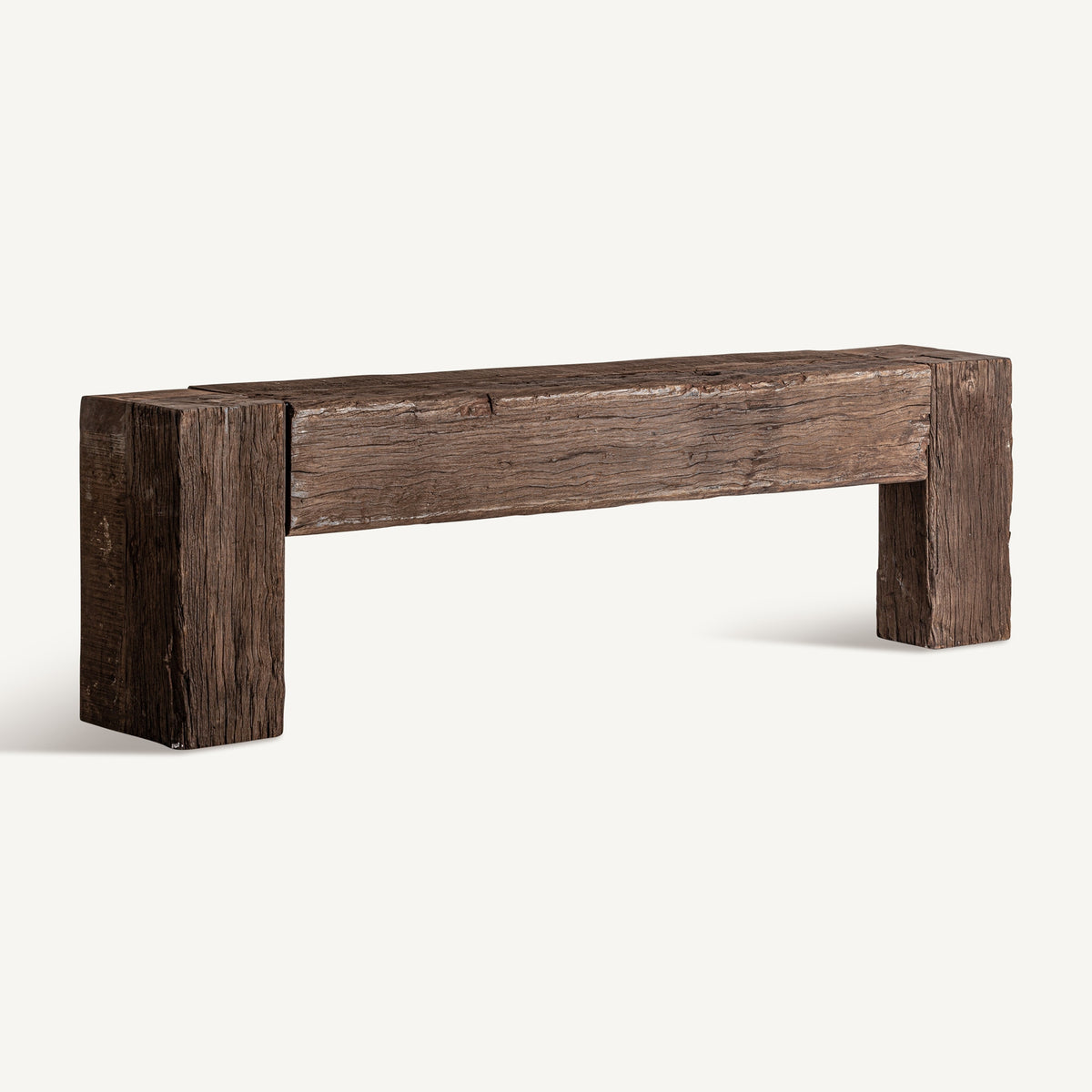 Consola de acacia maciza Pliego