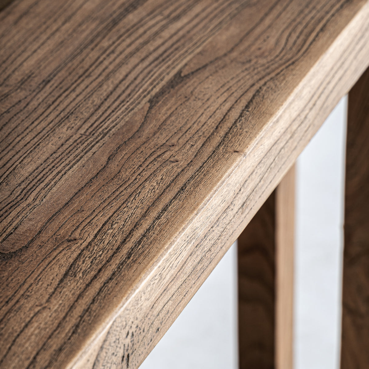 Consola de madera de olmo Mercadal 200 cm