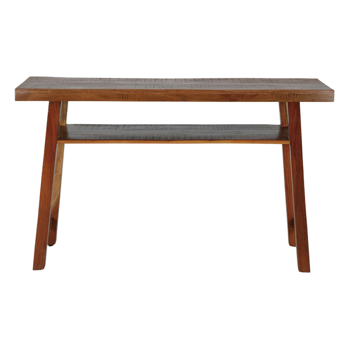 Consola de pino reciclado con balda Pierre