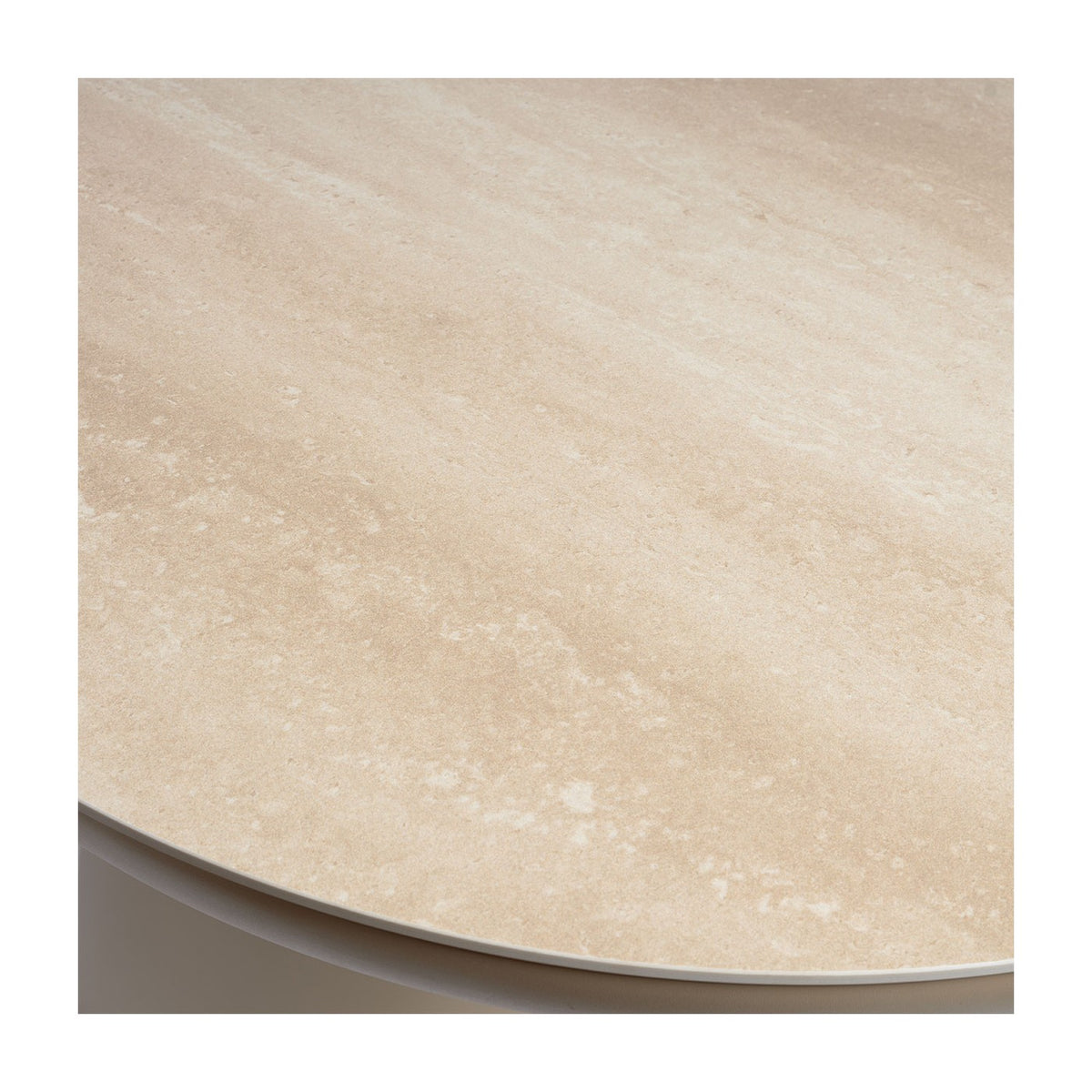 Mesa de comedor de exterior de aluminio y porcelánico 260 Comillas
