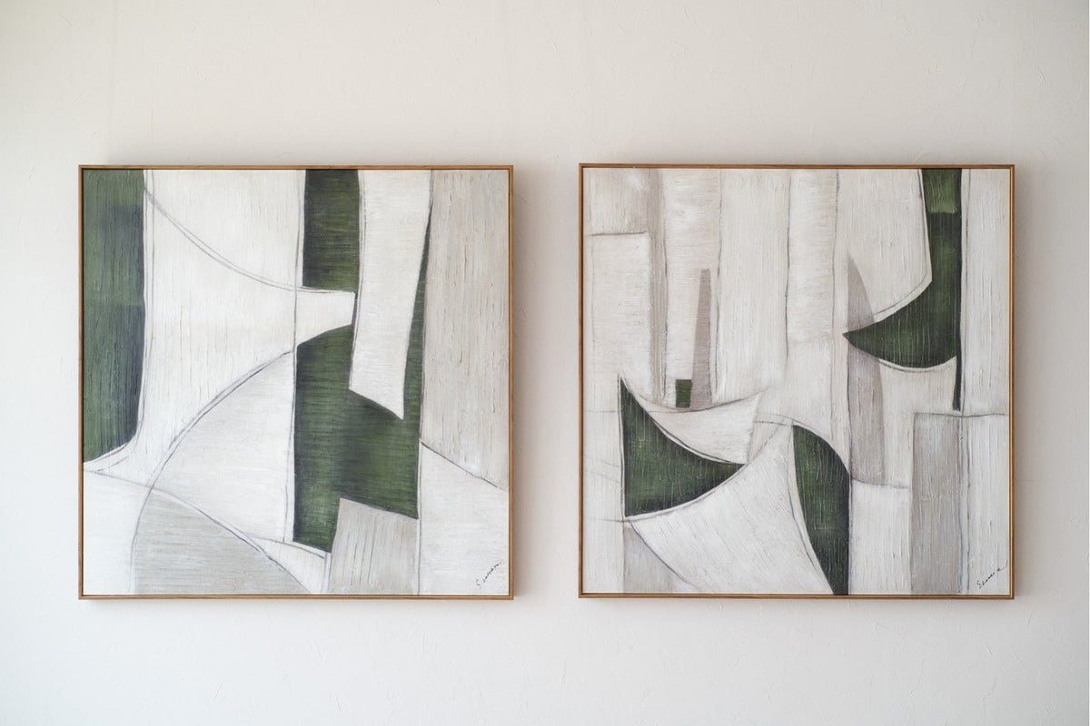 Cuadro Abstracto Kuncita - #pino_y_jacaranda#