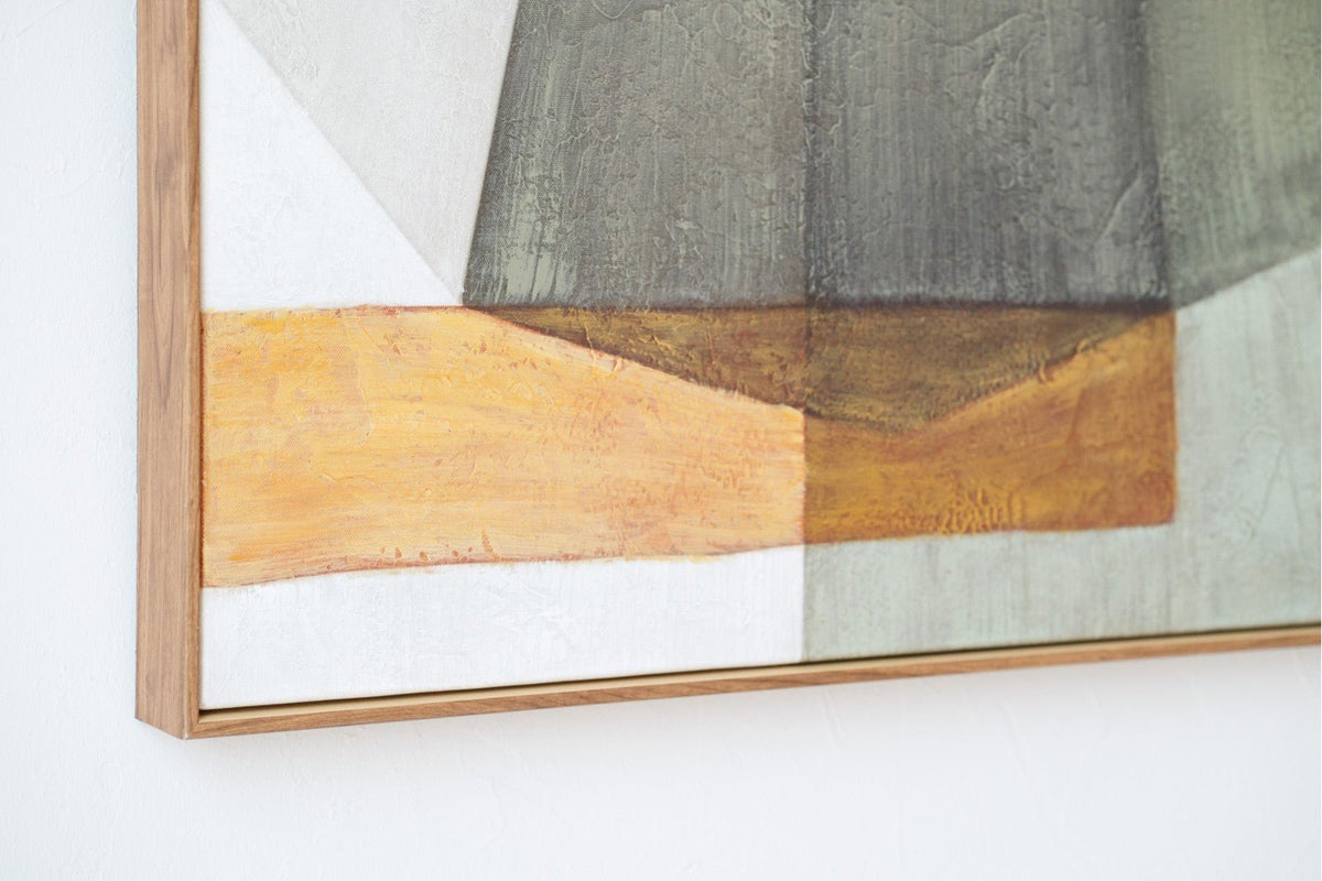 Cuadro Abstracto Labradorita - #pino_y_jacaranda#