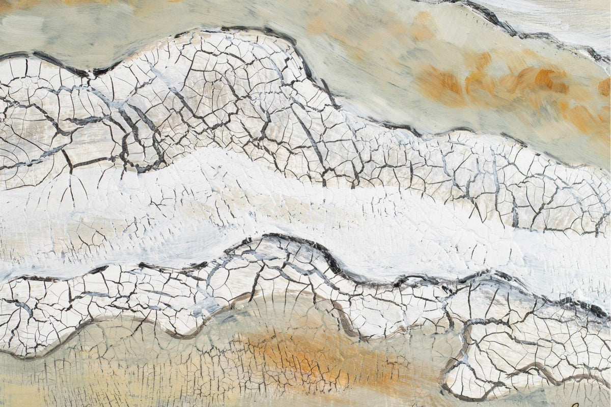Cuadro Abstracto Mar - #pino_y_jacaranda#