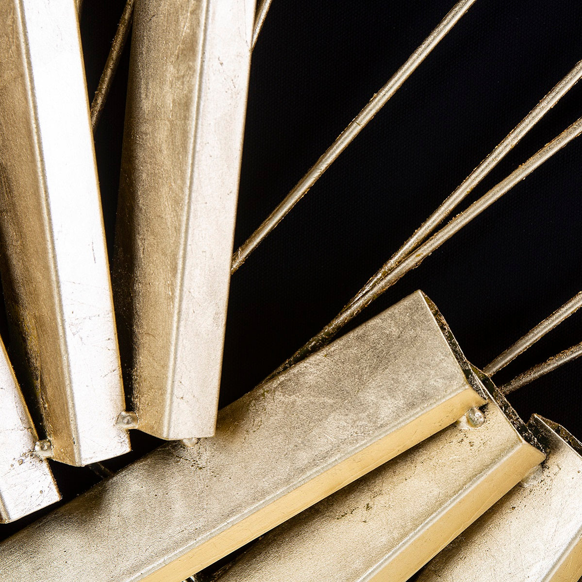 Cuadro de madera y metal Prosperidad