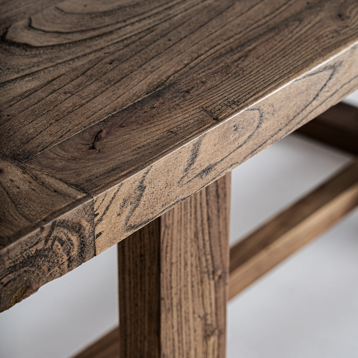 Escritorio de madera de olmo Lefkada