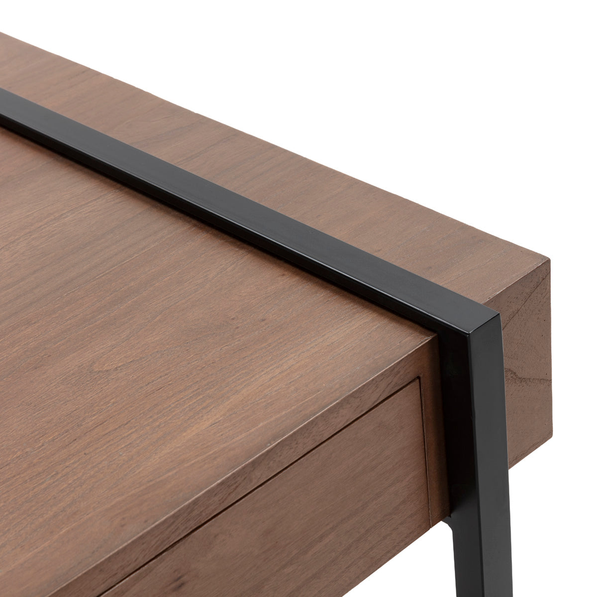 Escritorio de madera de olmo y metal Xirivella