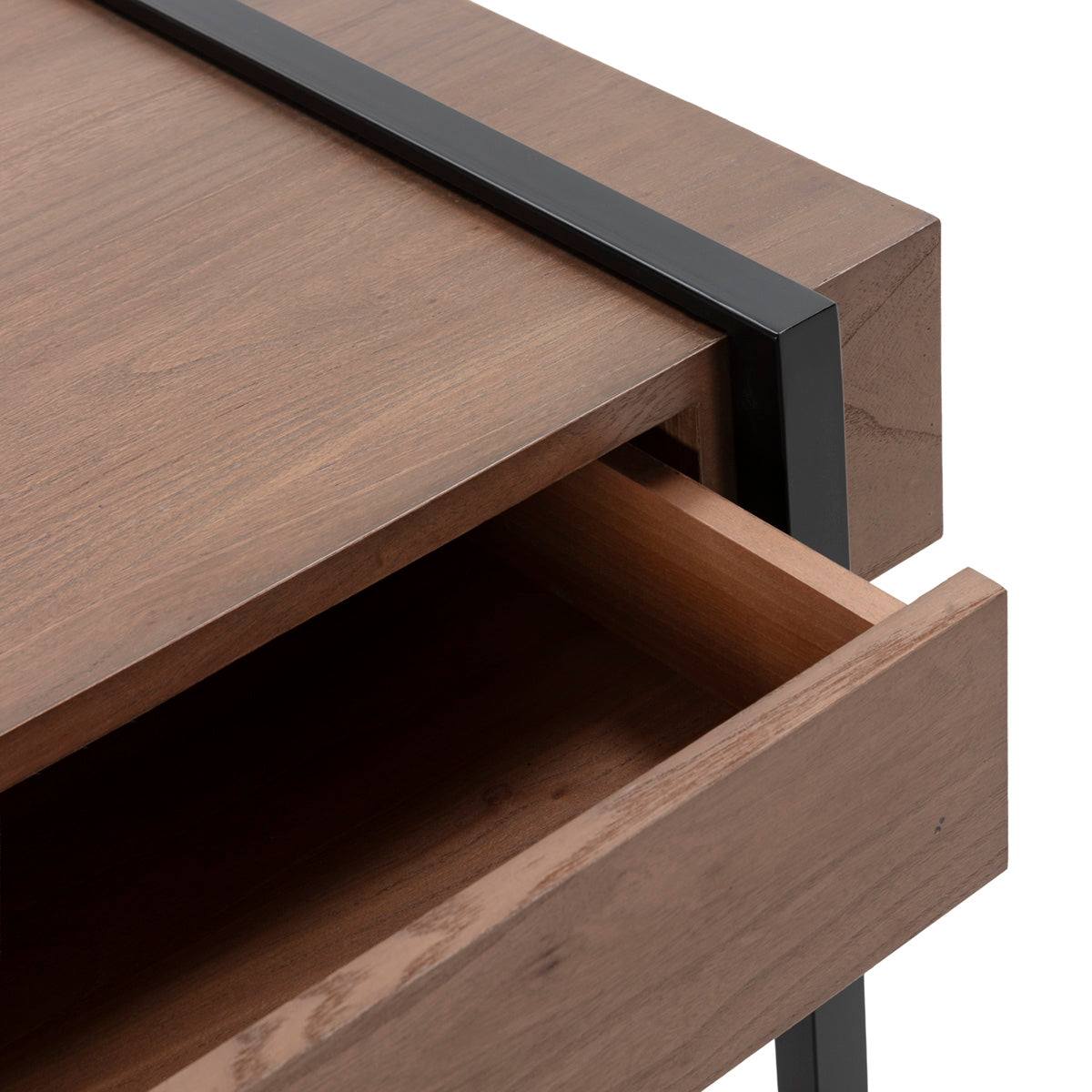 Escritorio de madera de olmo y metal Xirivella