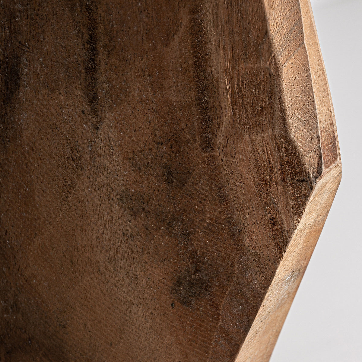 Escultura de madera de teka Thira natural