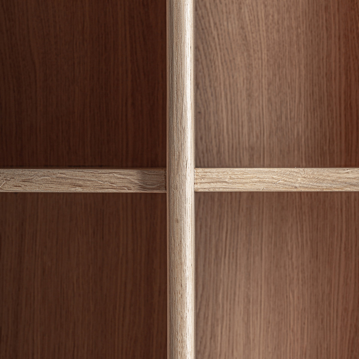 Estantería de roble Palamós marrón 120 cm composición 2