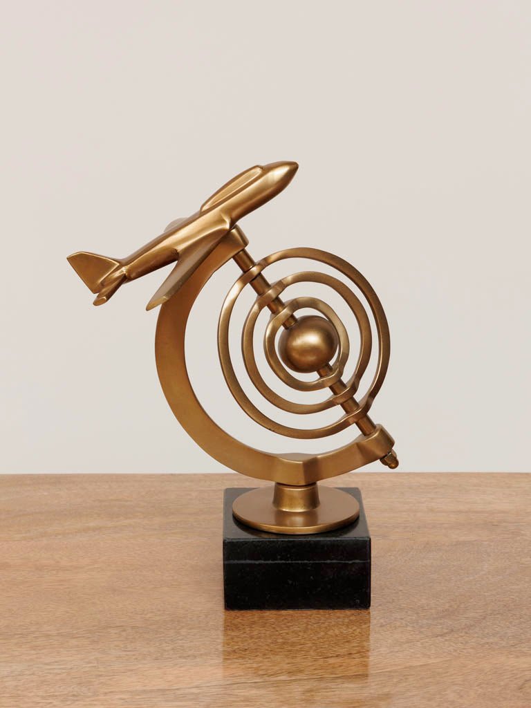Figura Decorativa Aviador - #pino_y_jacaranda#