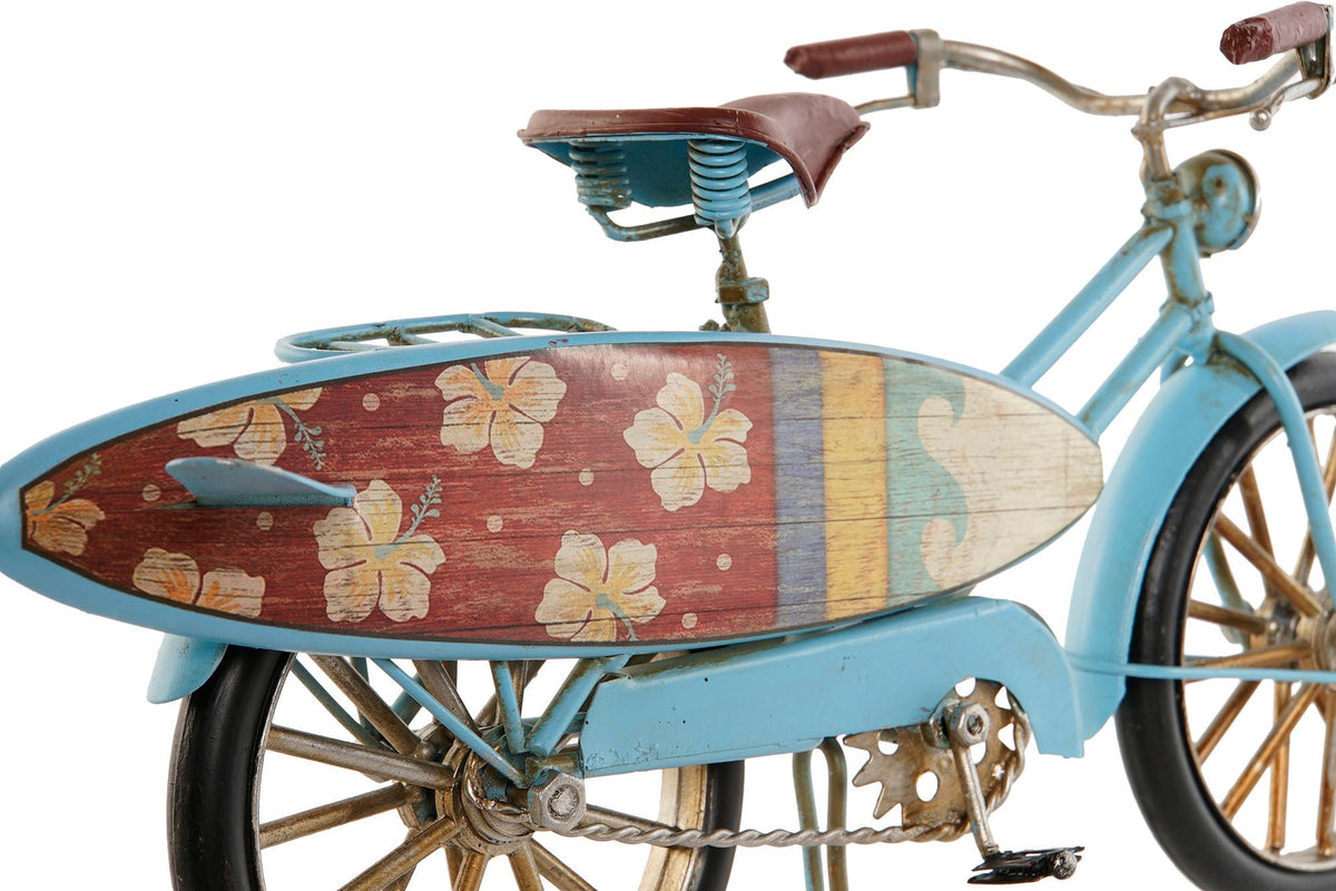 Figura Decorativa Bicicleta con Tabla de Surf - #pino_y_jacaranda#