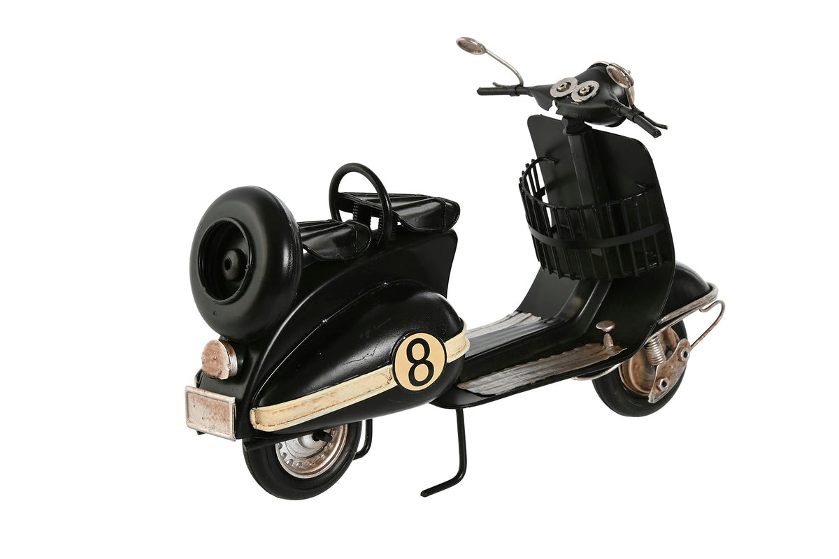Figura Decorativa Vespa con Cesta - #pino_y_jacaranda#