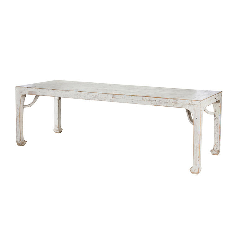 Mesa de centro blanca de pino Murta