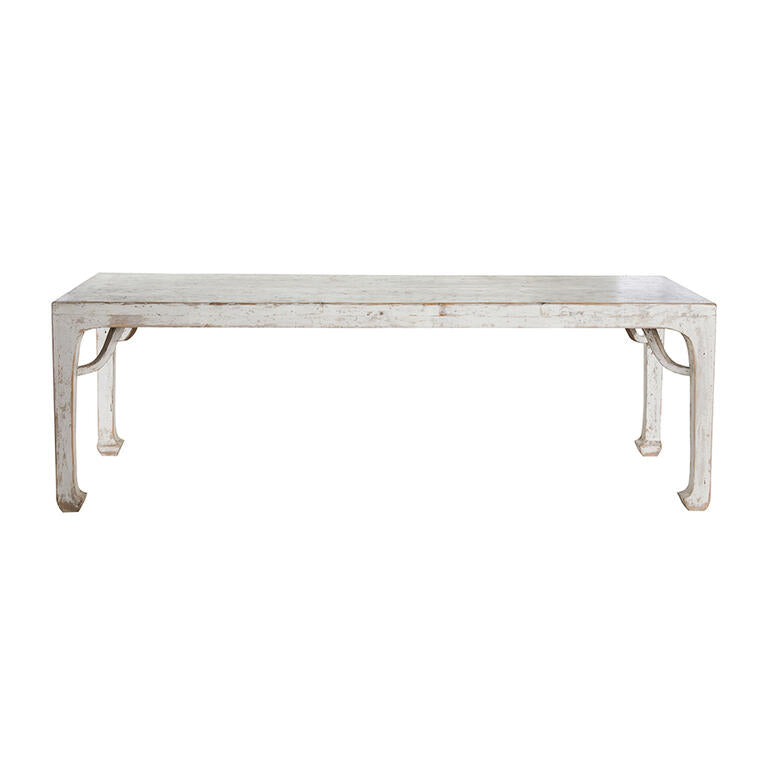 Mesa de centro blanca de pino Murta