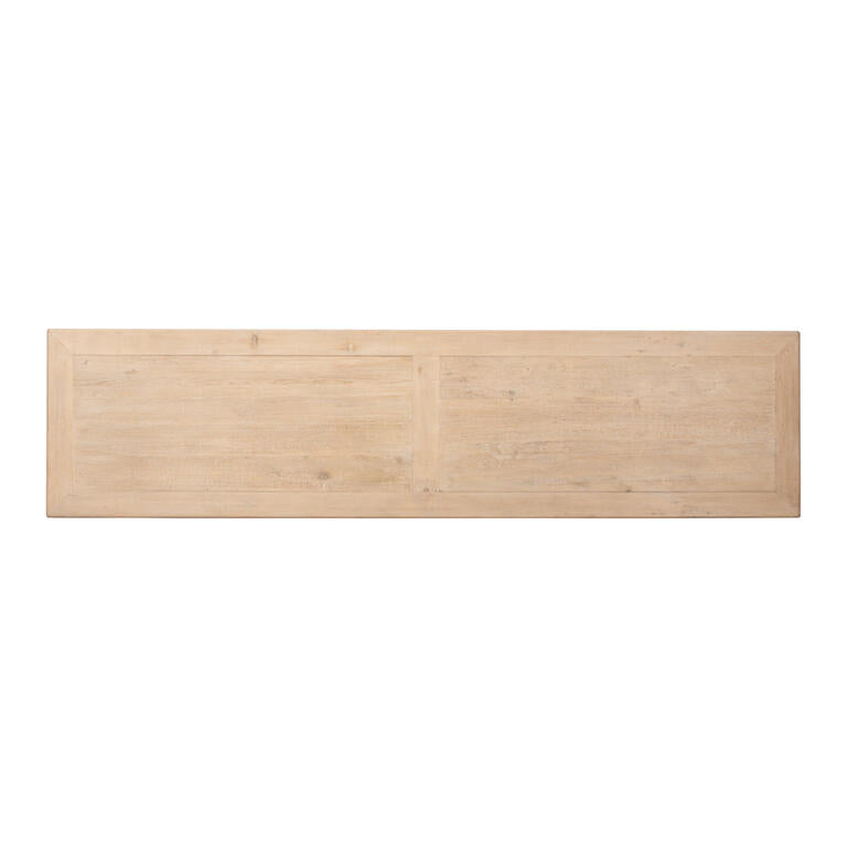 Mesa de comedor natural de pino Jinyun