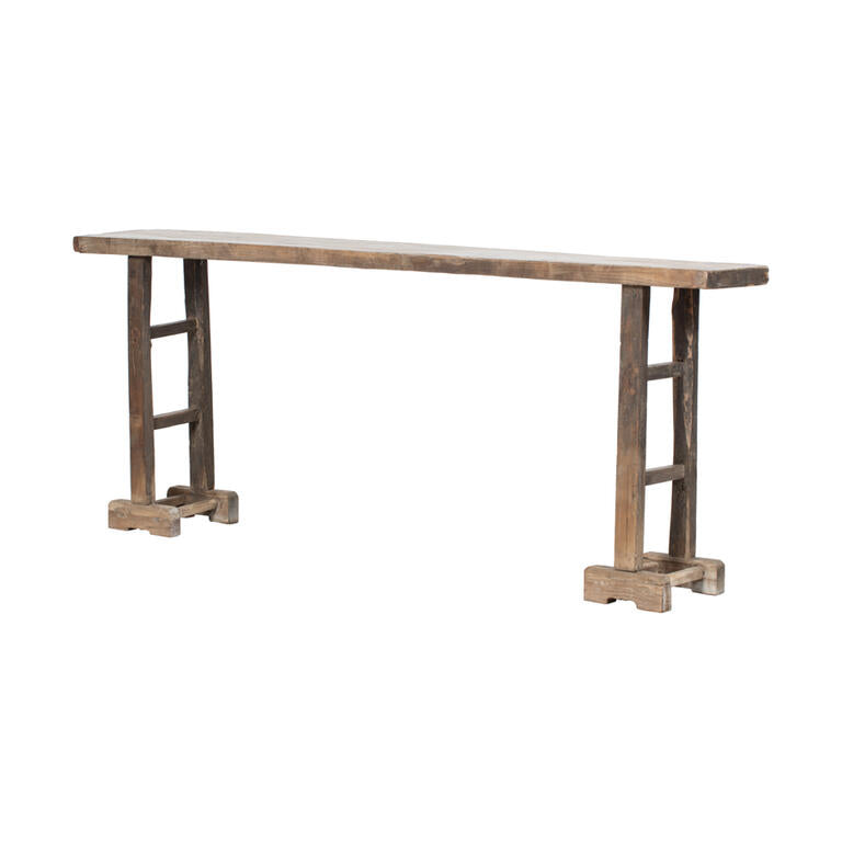 Consola antigua natural de olmo Lingyu