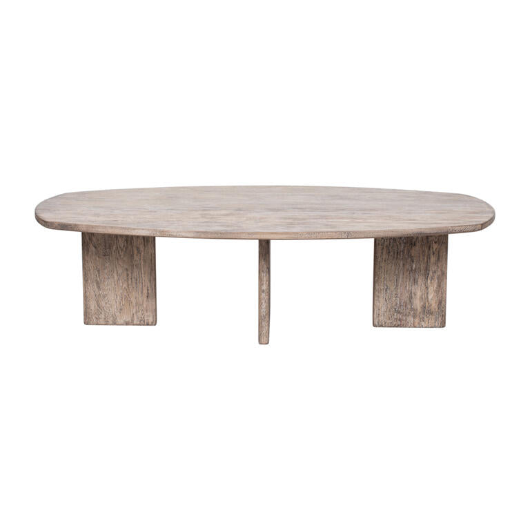 Mesa de centro natural de fresno Avefría