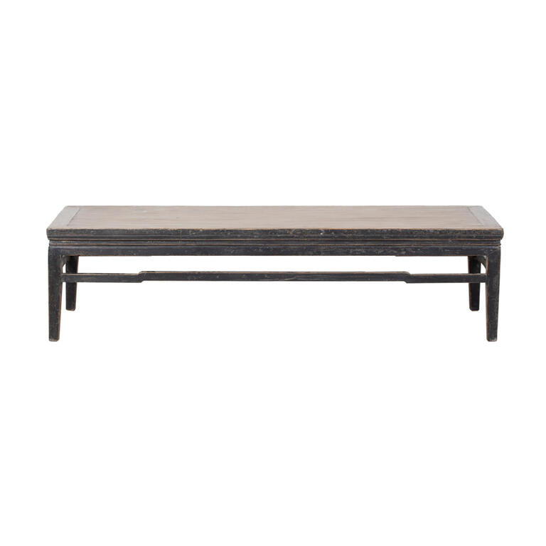 Mesa de centro negra de olmo Arrendajo