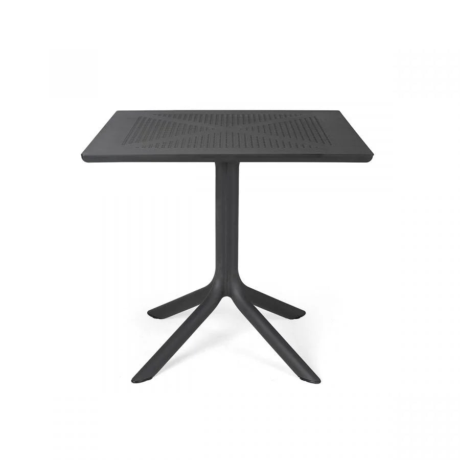 Set bistró de mesa Clip y sillones Bora Nardi – Mesa Clip 80, antracita