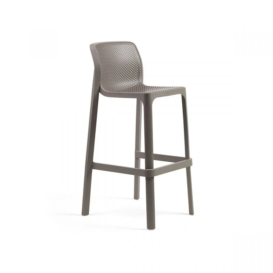 Taburete de resina Net Stool Nardi – Topo, asiento a 76 cm