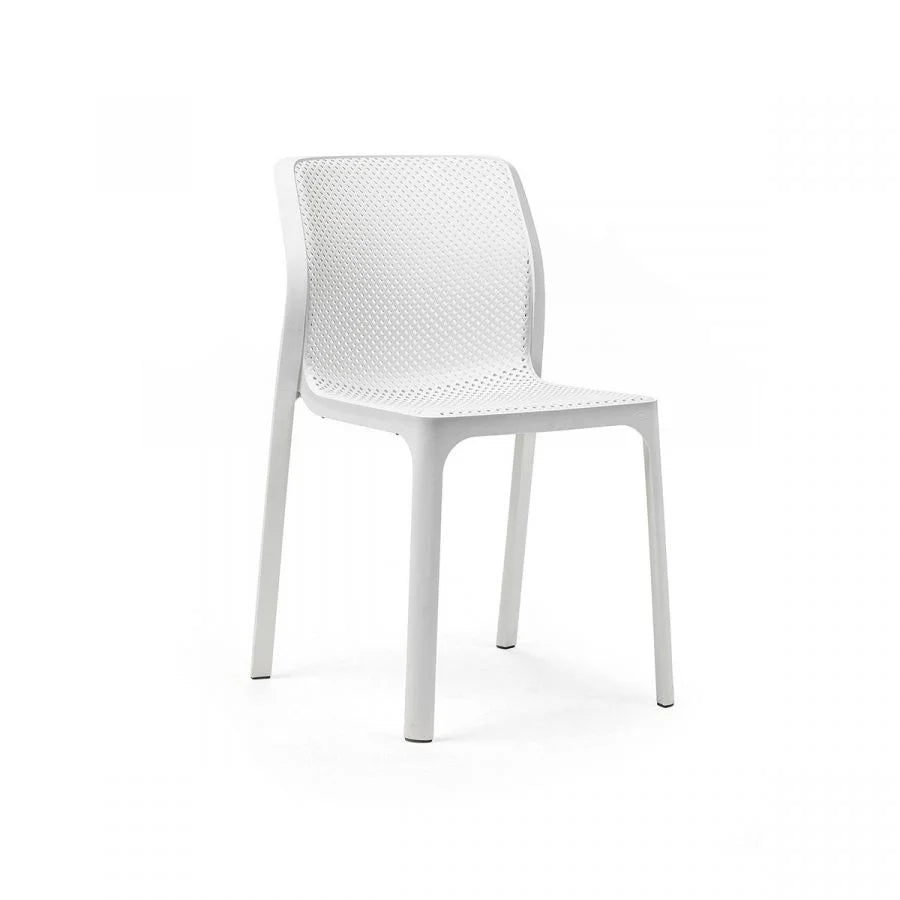 Silla de resina Bit Nardi – Blanco