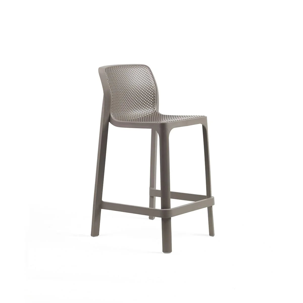 Taburete de resina Net Stool Nardi – Topo, asiento a 65 cm