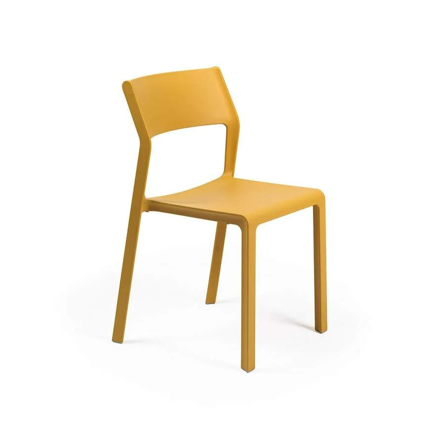 Silla de resina Trill Nardi – Mostaza
