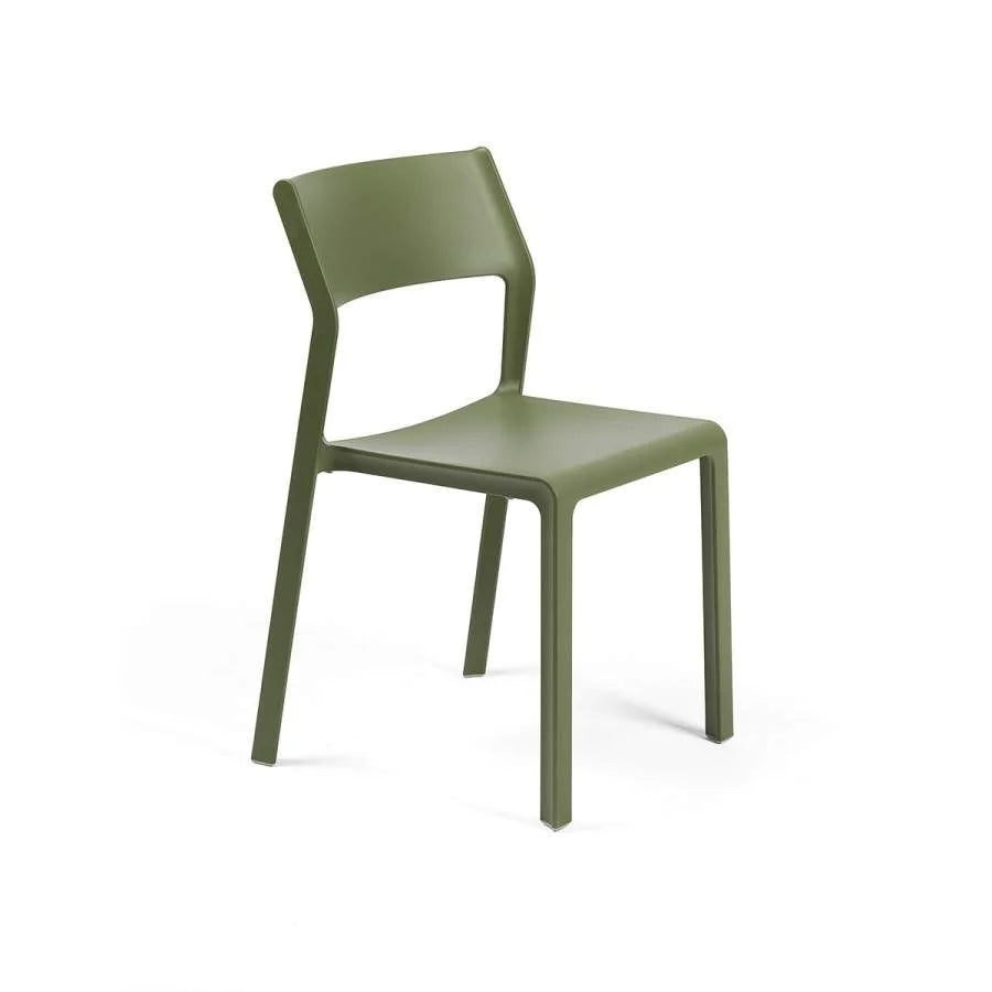 Silla de resina Trill Nardi – Verde