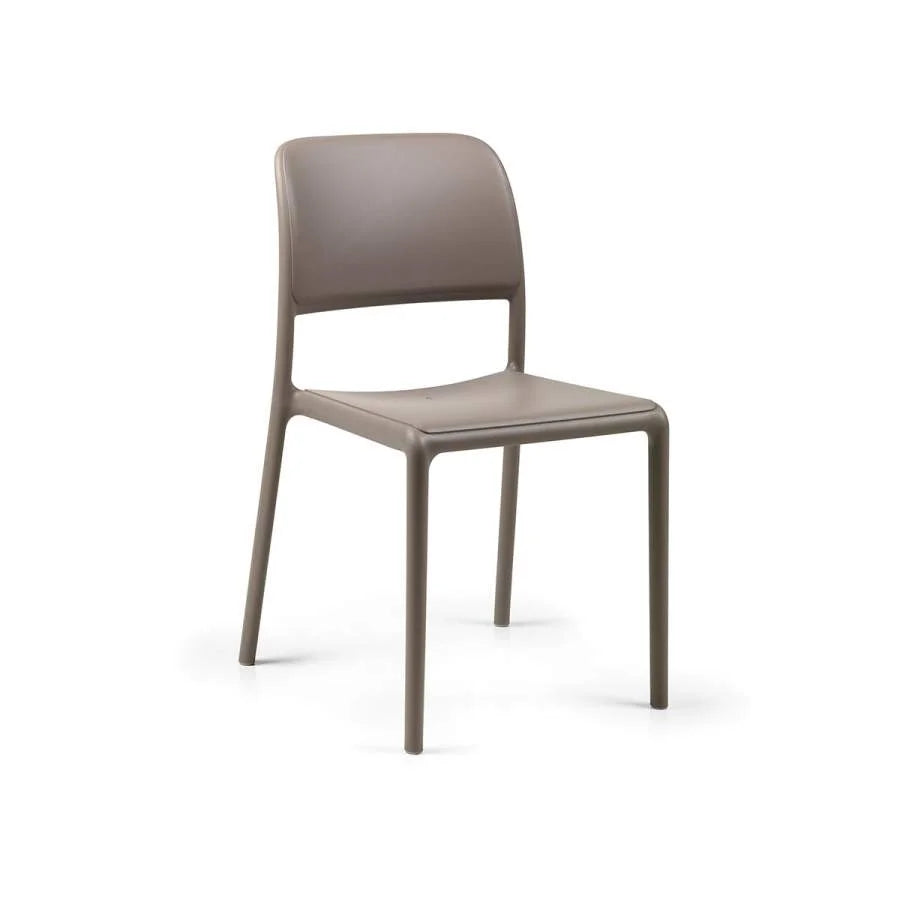Silla apilable de resina Riva Nardi – Topo