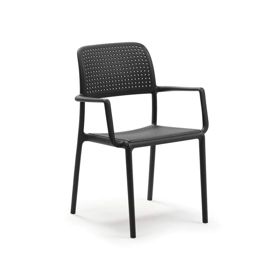 Set bistró de mesa Clip y sillones Bora Nardi – Sillón Bora, antracita