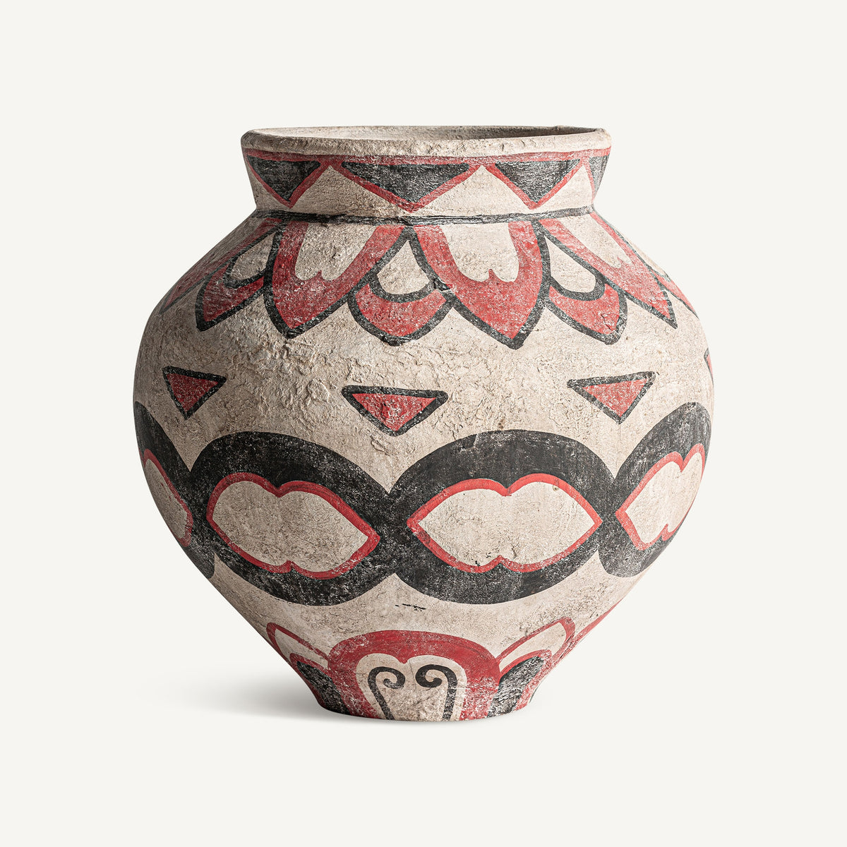 Jarrón de terracota multicolor Fontanilles