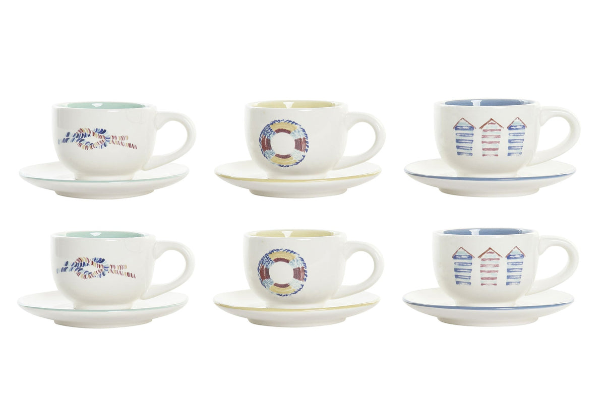 Juego de 6 Tazas de Café Marino - #pino_y_jacaranda#