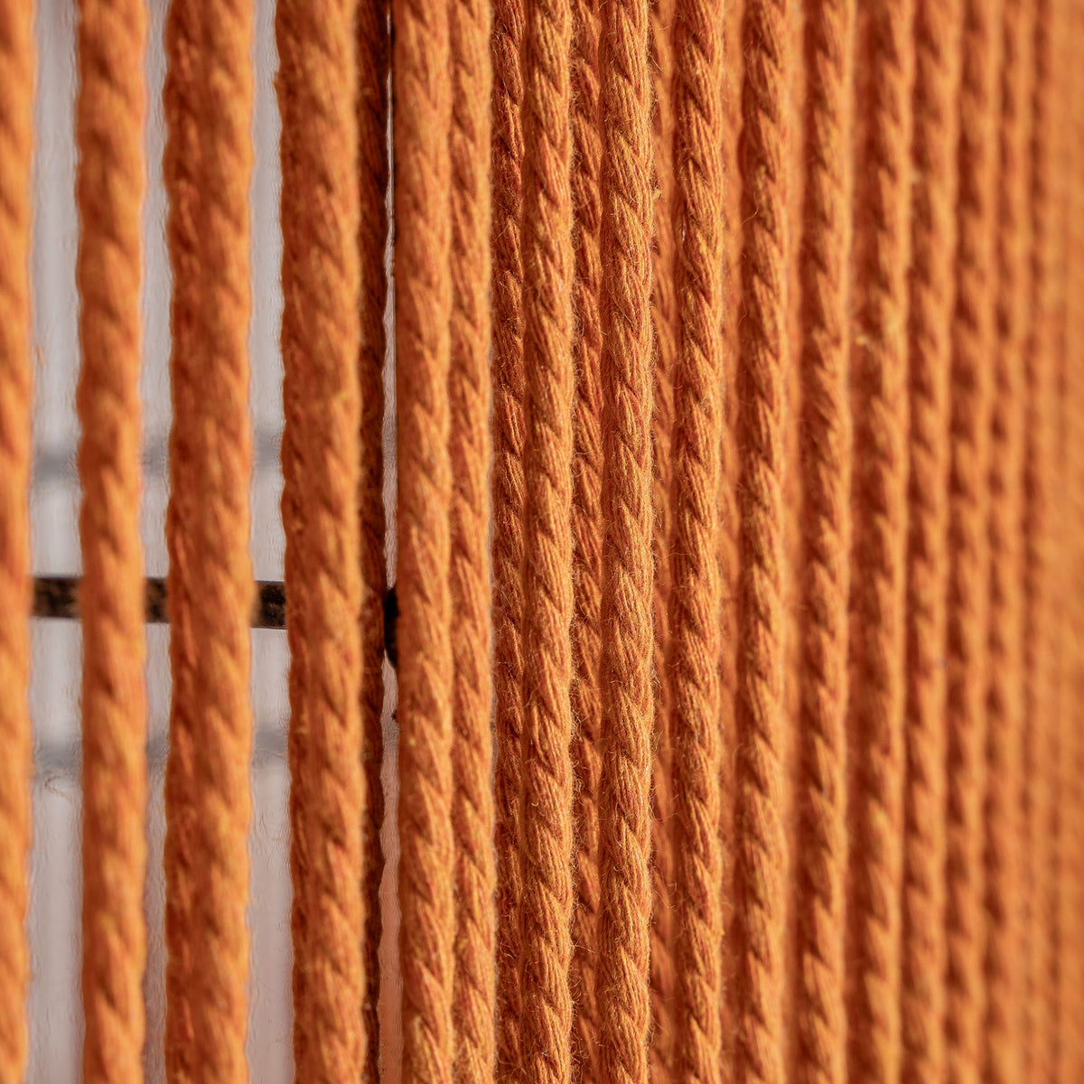 Lámpara colgante de algodón naranja Garriguella