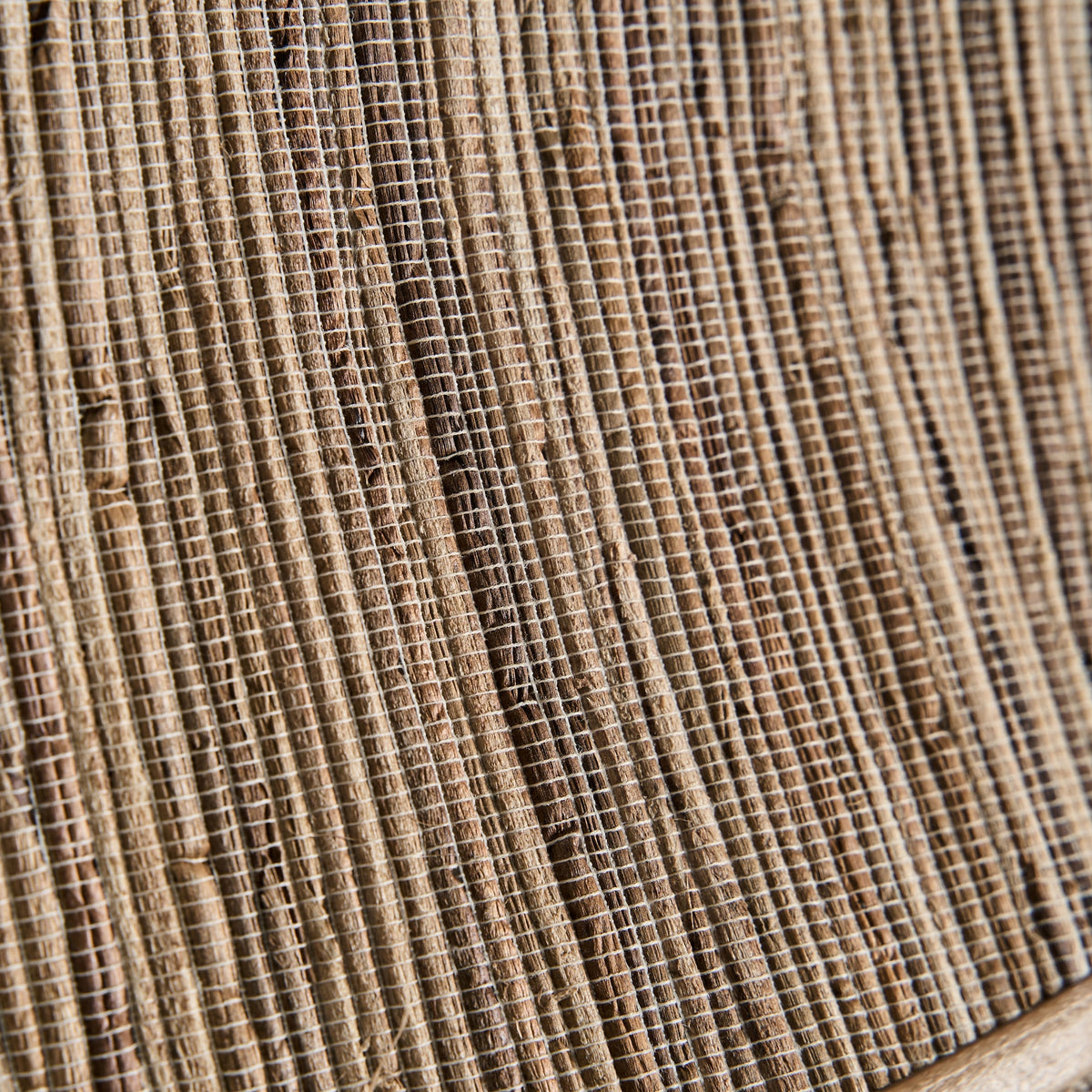 Lámpara colgante de fibra natural Genoveses beige pequeña