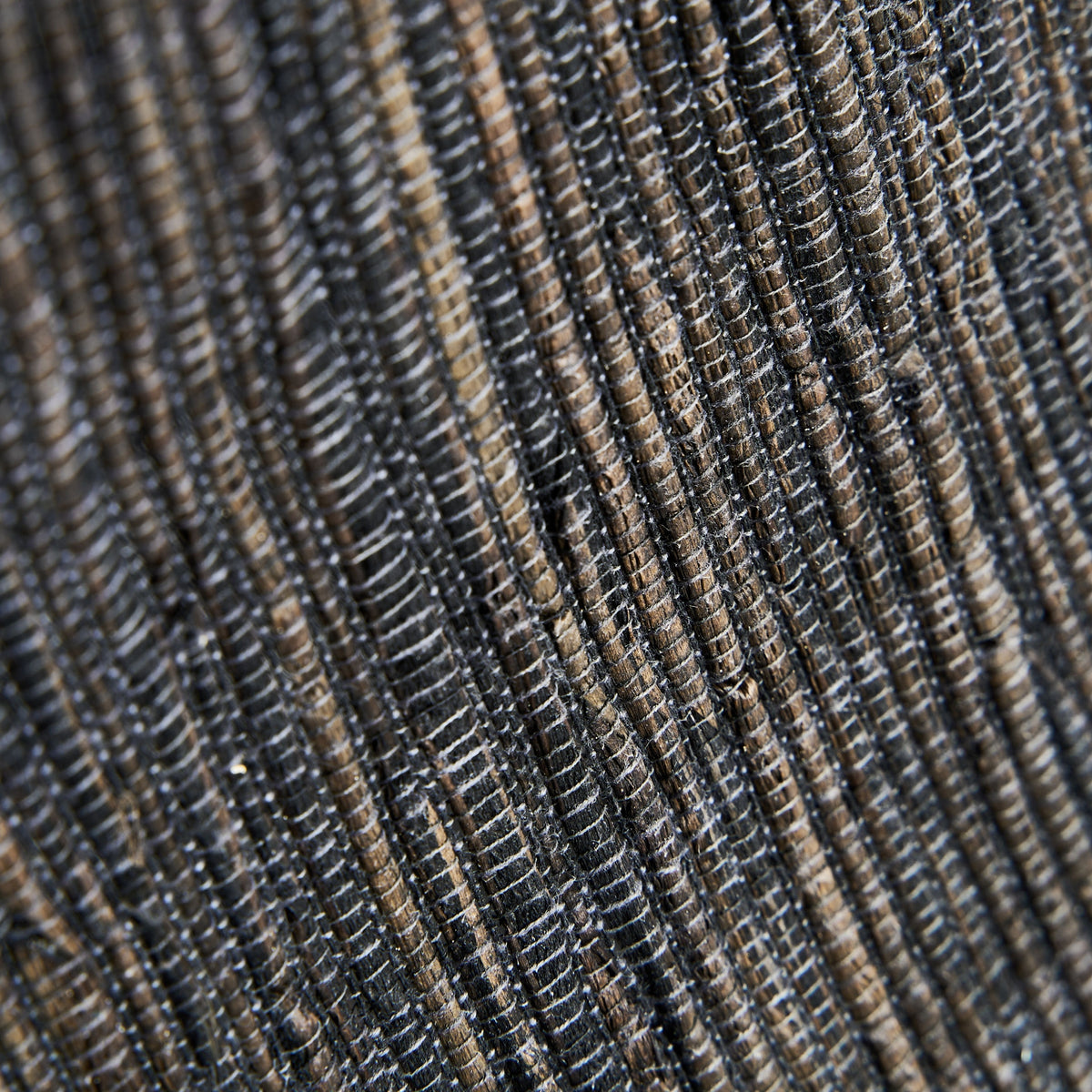 Lámpara colgante de fibra natural Genoveses negra