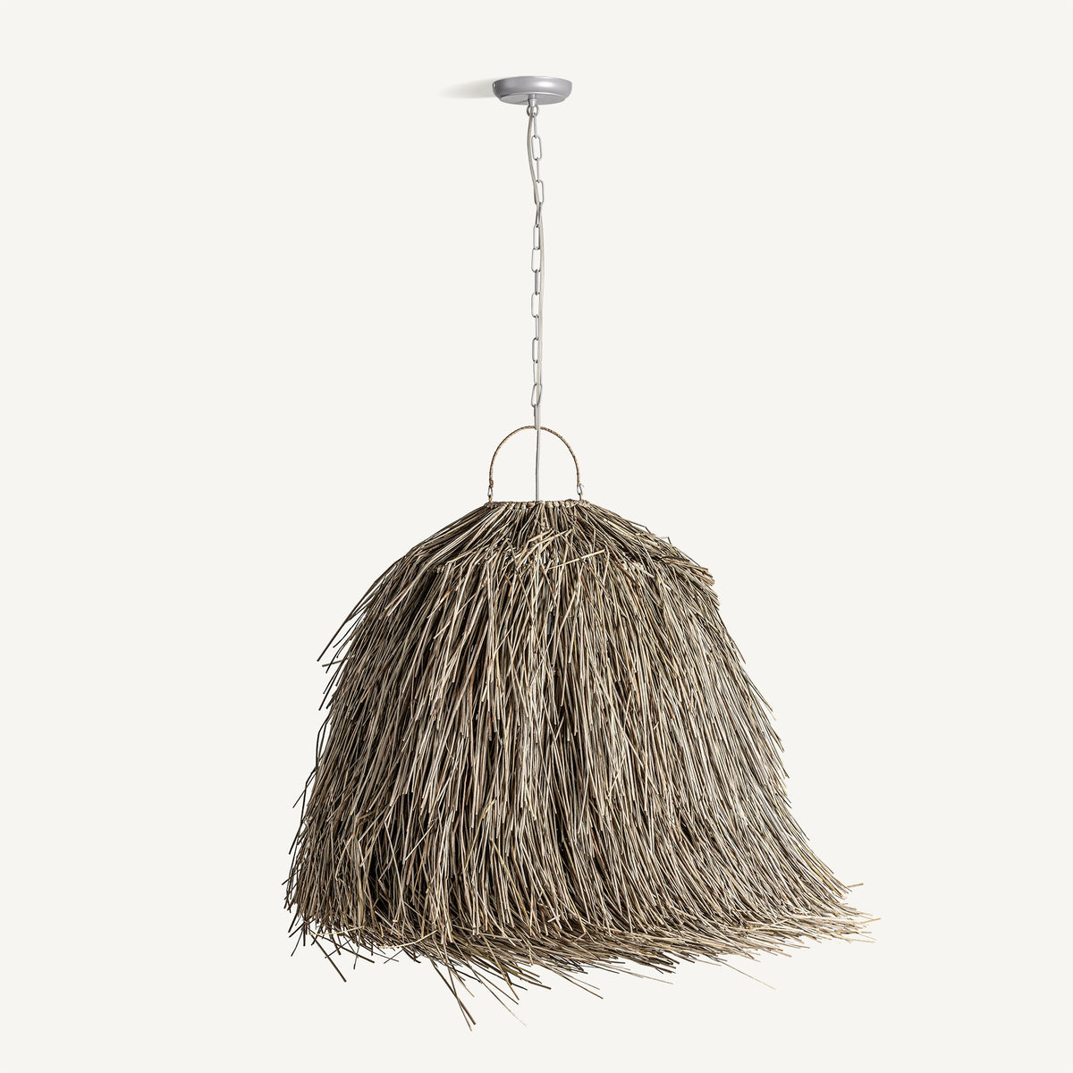 Lámpara colgante de fibra natural Jafre