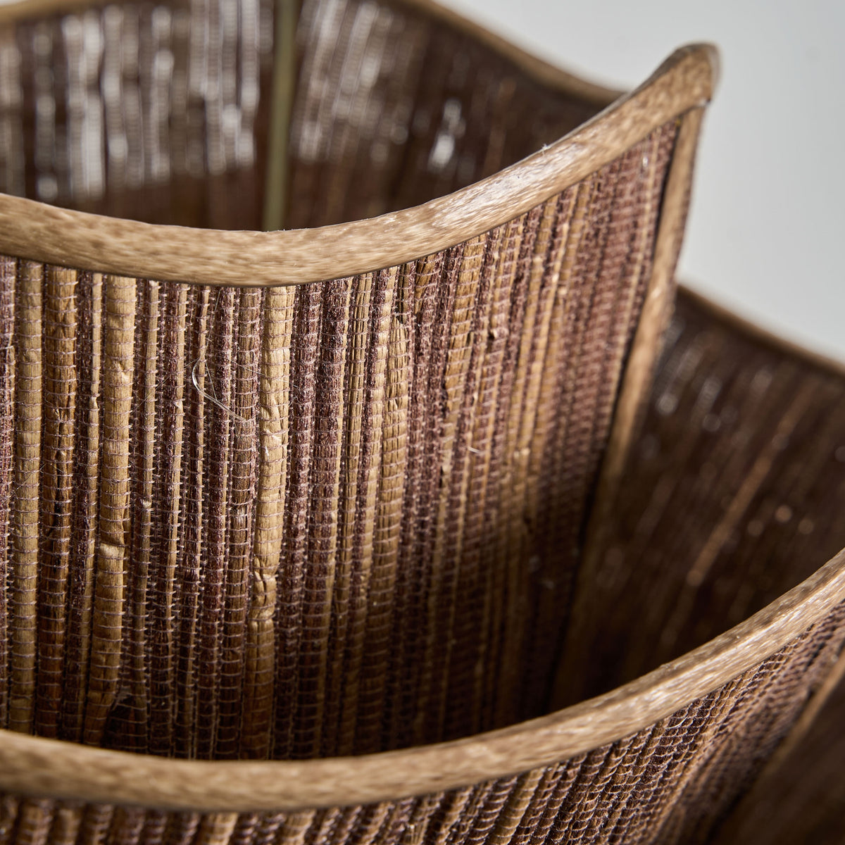 Lámpara colgante de fibra natural Tíscar