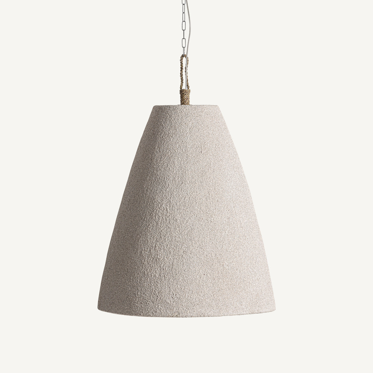 Lámpara colgante de madera de suar Treumal Ø70 cm