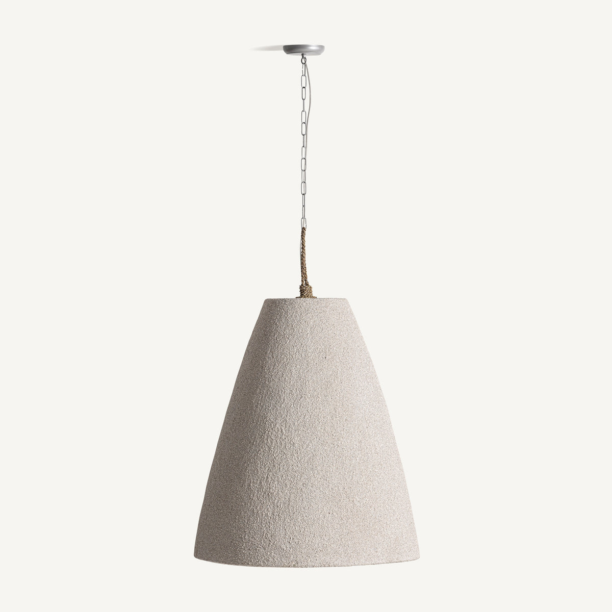 Lámpara colgante de madera de suar Treumal Ø70 cm