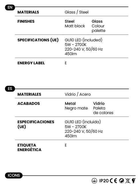 Lámpara Colgante Óvalo - C1234