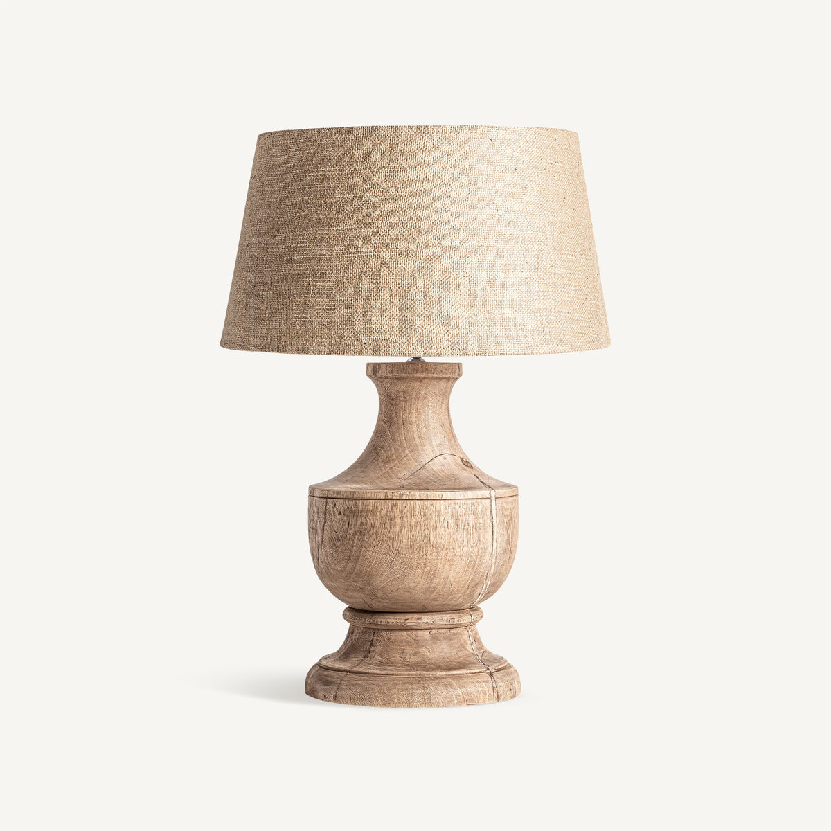 Lámpara de sobremesa de madera de mango Bonanza