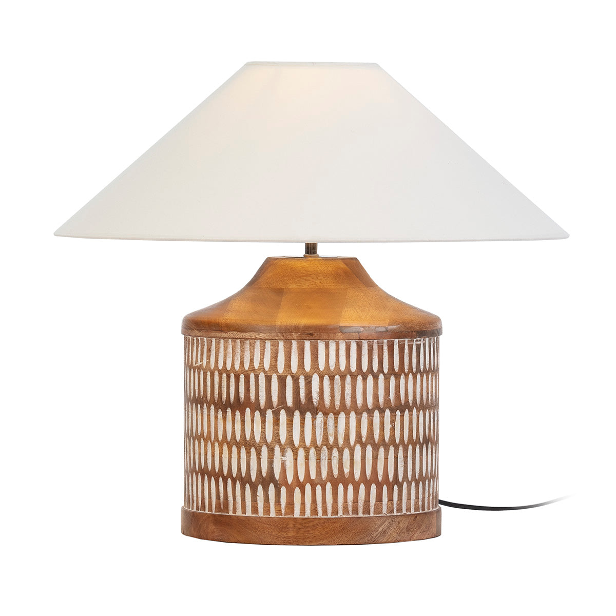 Lámpara de sobremesa de madera Scilla