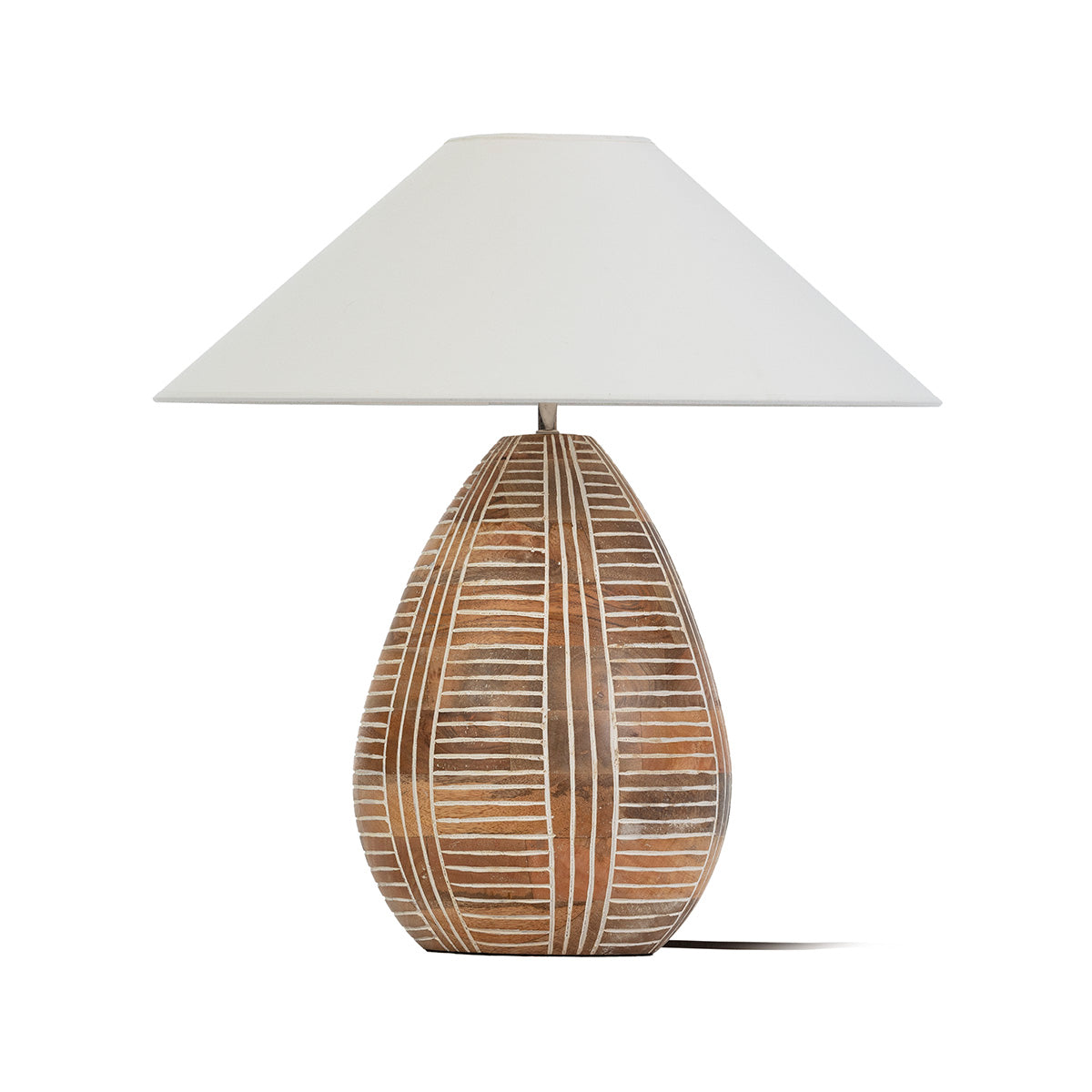 Lámpara de sobremesa de madera Sorrento