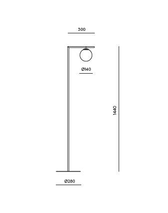 Lámpara de Suelo Endo - P1156