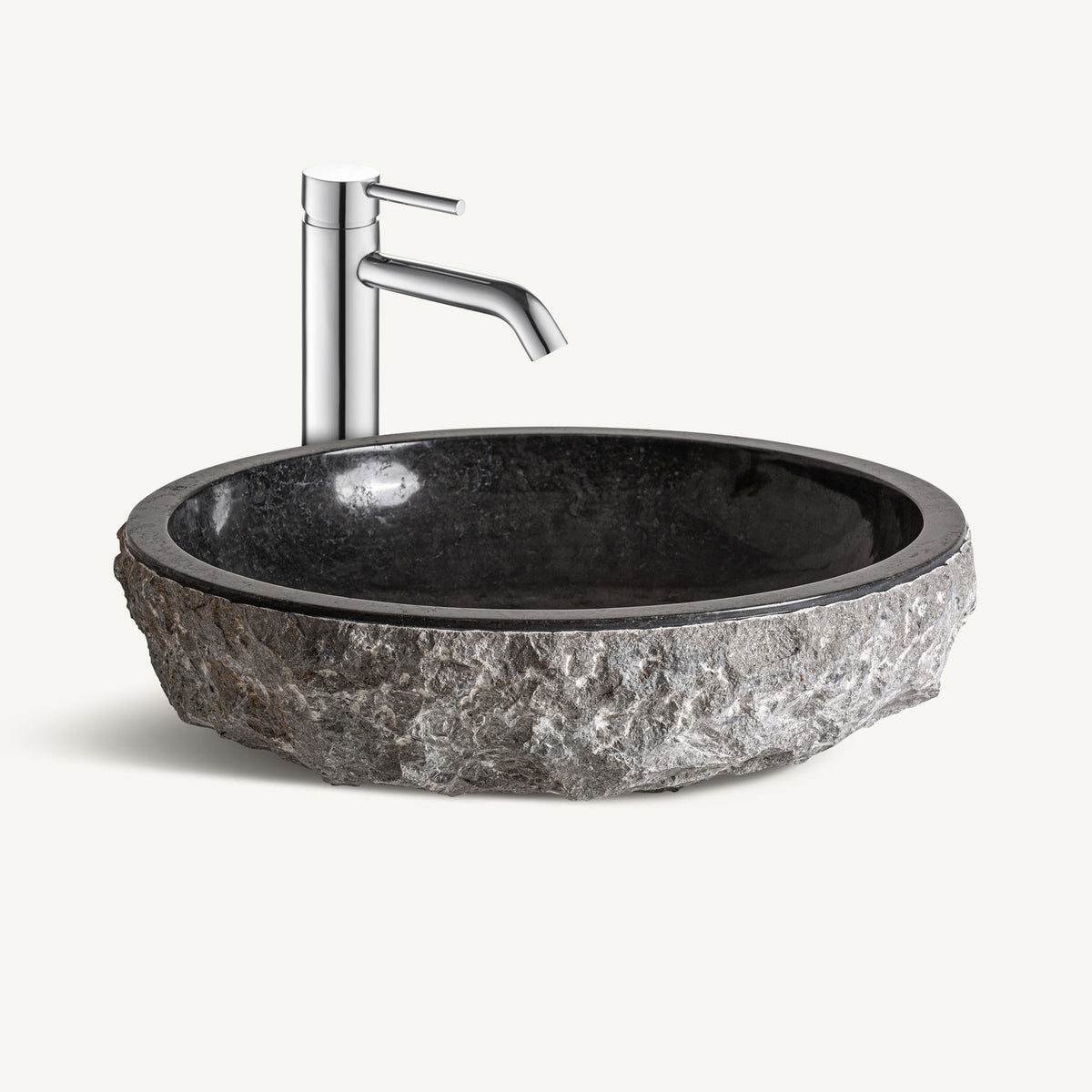Lavabo de mármol gris Tetuán