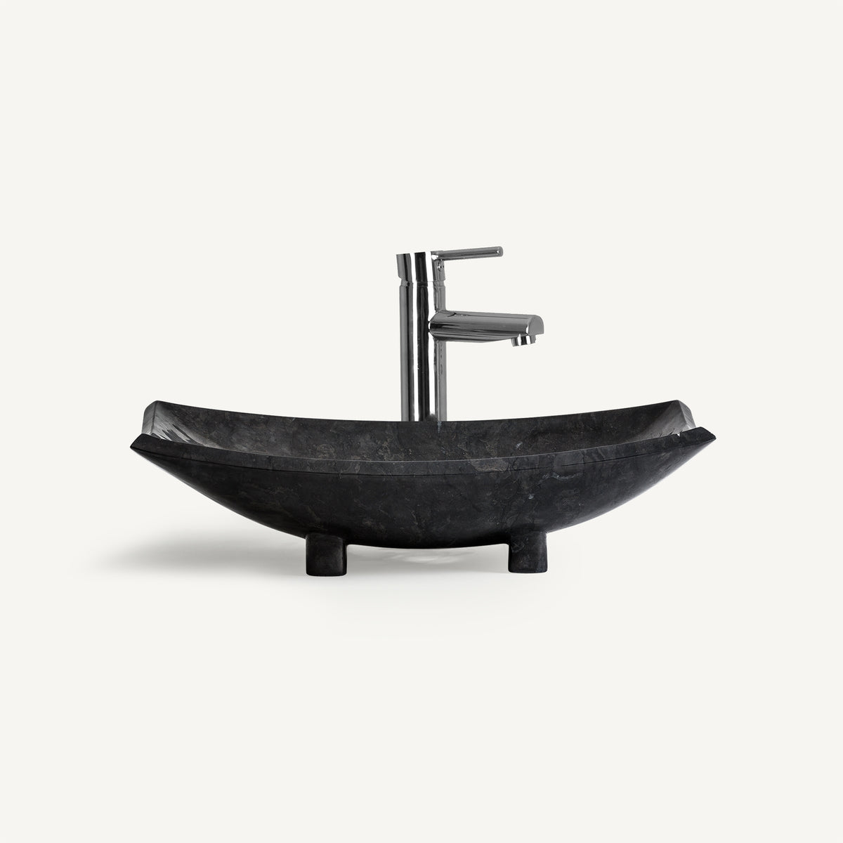 Lavabo de mármol negro Coralina