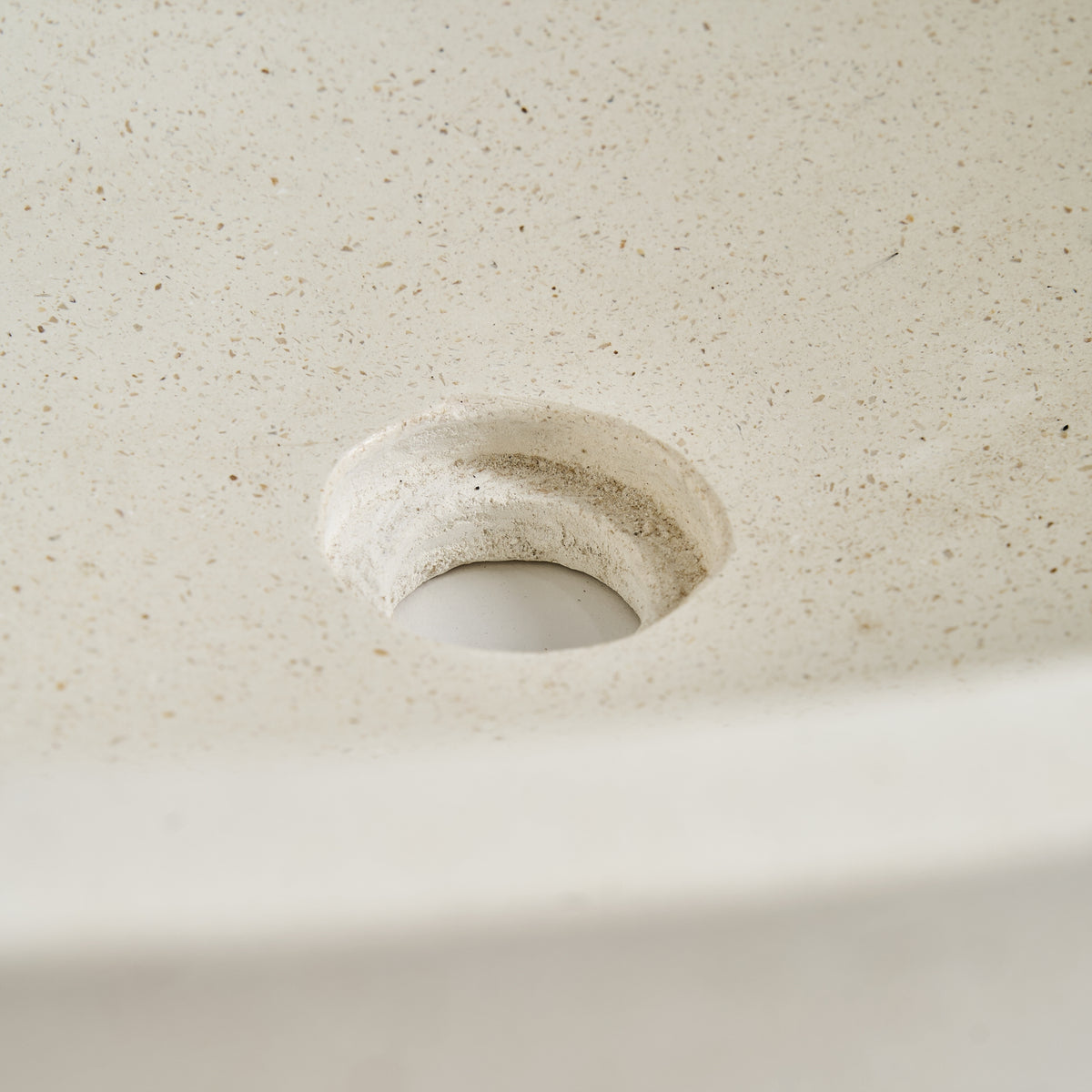 Lavabo de terrazo blanco Asilah